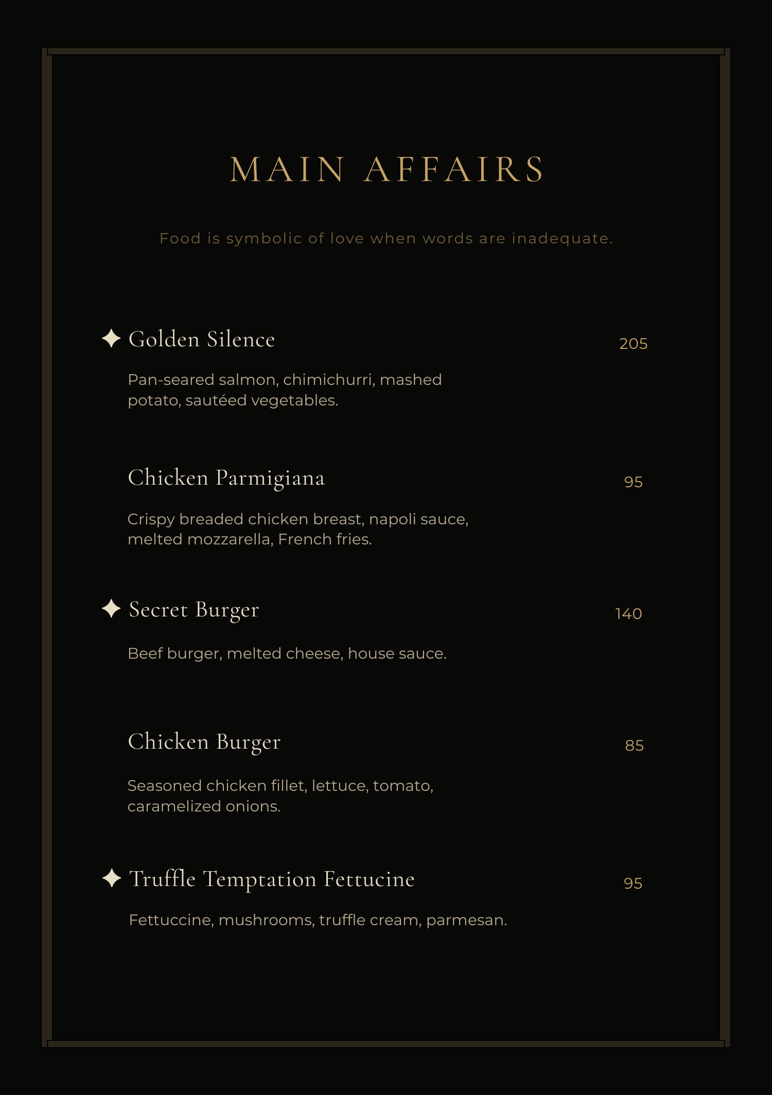 Main Affairs — mains